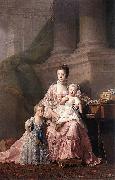 Allan Ramsay Charlotte of Mecklenburg-Strelitz with two of her children
